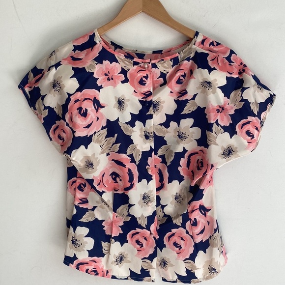 Apostrophe Floral Short sleeve top, Size 10 - Picture 5 of 8